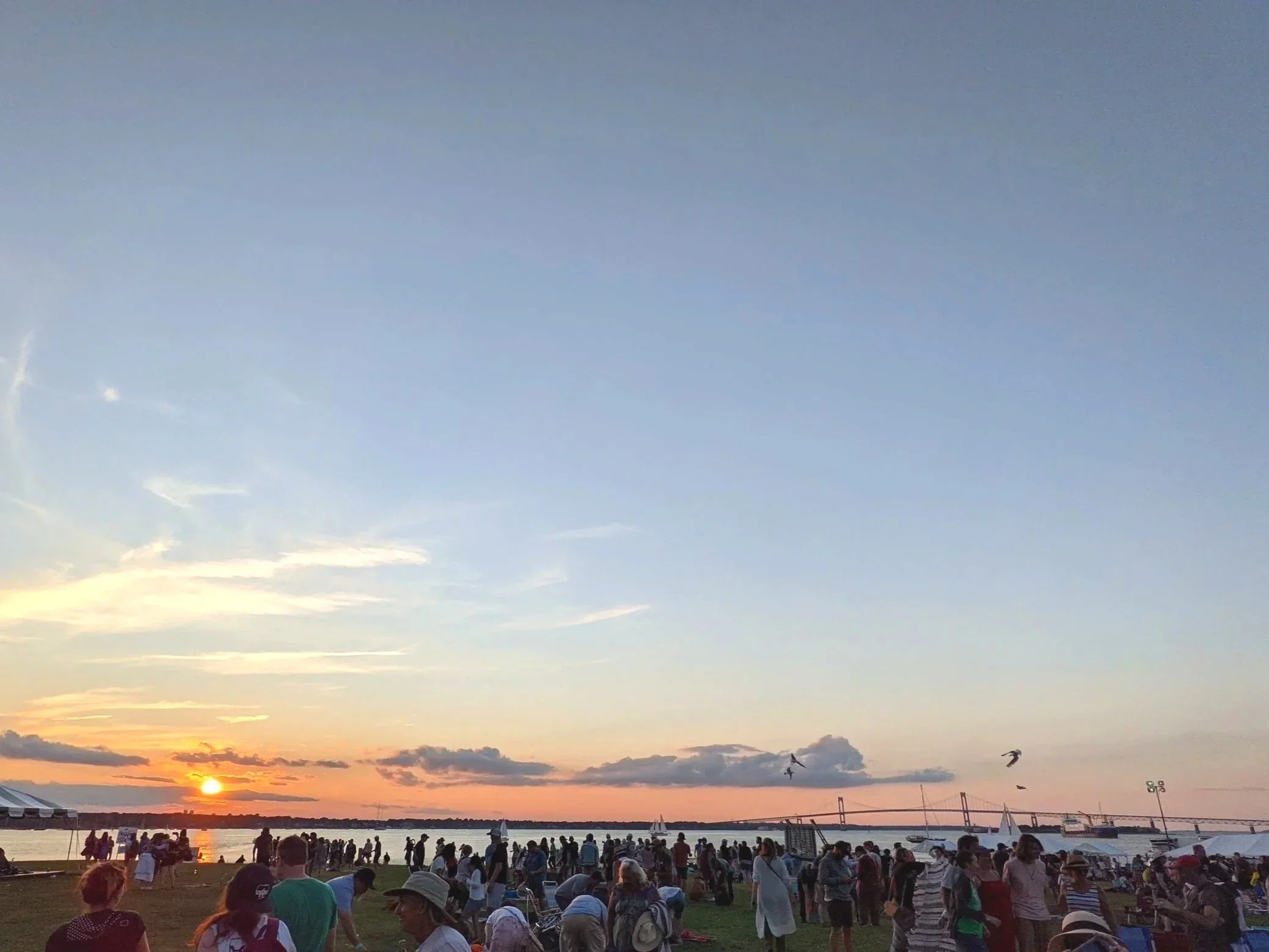 Sunset at Newport Folk
