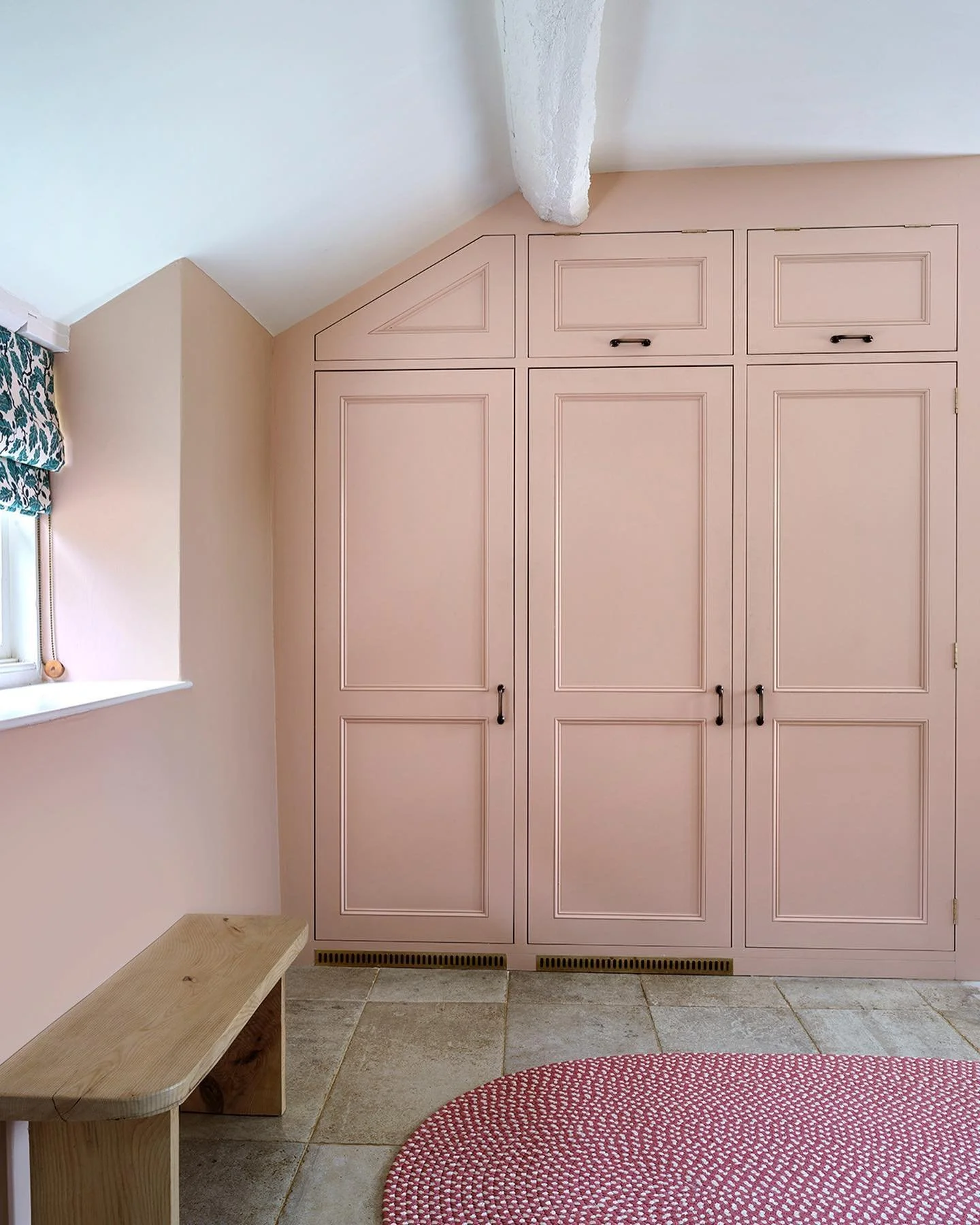 The hidden pantry.  Homes are best designed with function in mind.  Here we incorporated an integrated second fridge, freezer and pantry cupboard with very useful drawers (!) close to the Kitchen.  An ideal additional storage solution, simple but gre