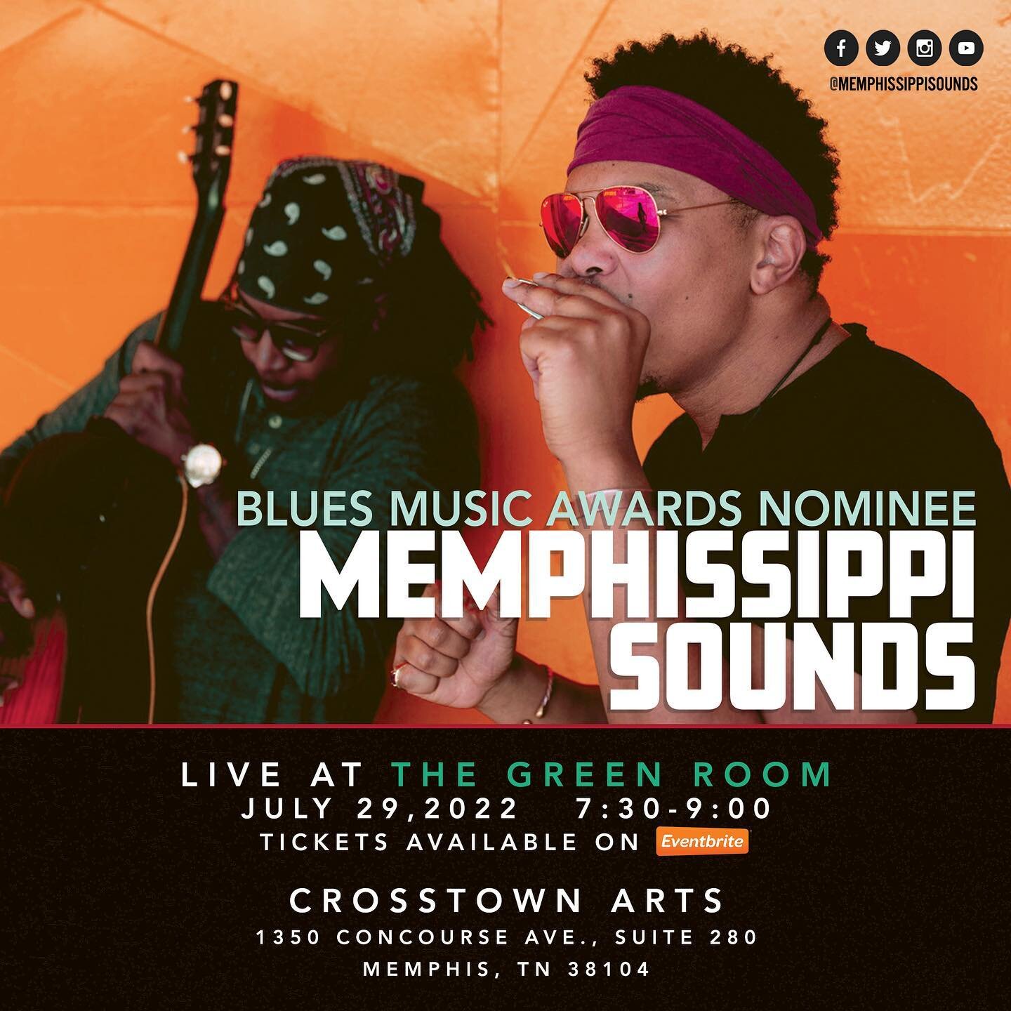 Live @crosstownconcourse  In the Green Room  special set 

#memphissipi #Memphis #wearememphis #memphismusicians #hillcountryblues #DeltaBlues #ra #soul #bluesharp