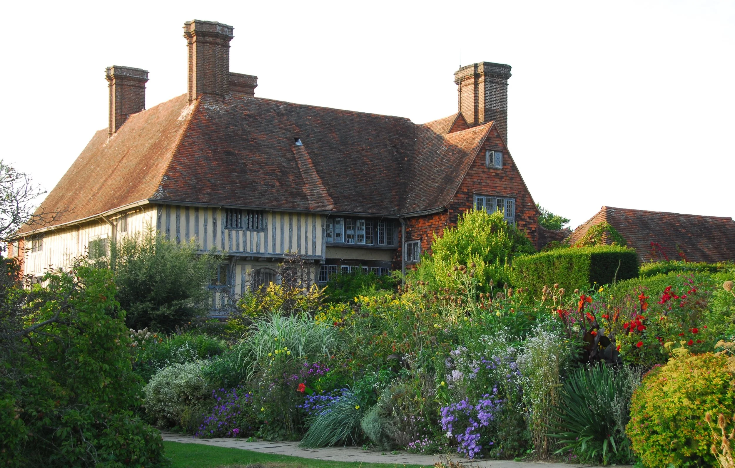 GREAT DIXTER “My horticultural and horti-spiritual home. Christopher Lloyd, Great Dixter’s longest-term and most influential custodian/creator, never stopped experimenting or pushing boundaries of accepted wisdom or good taste. He’s been gone for twelve years, but the fun continues, apparently on steroids!”