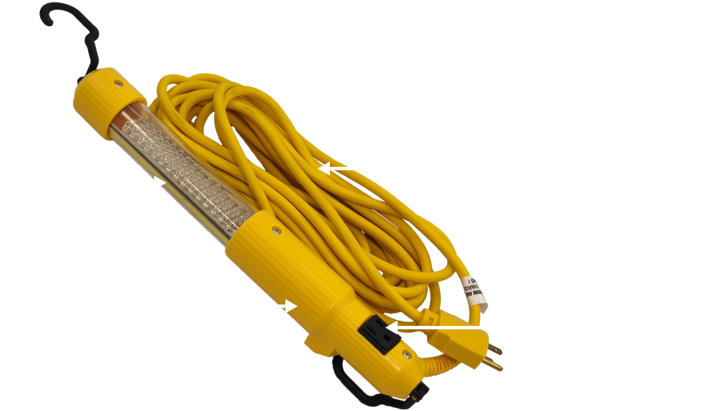 LED Work Light Diagram