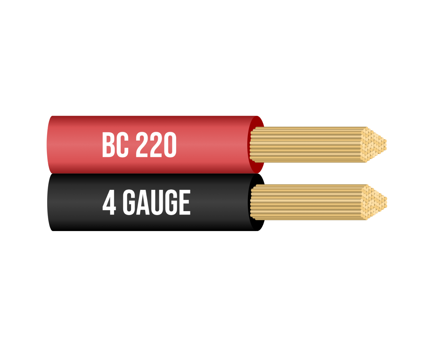 2 Gauge 100% Copper Jumper Cables