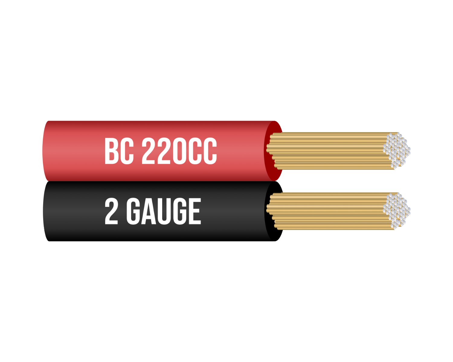 2 Gauge Copper Clad Jumper Cables