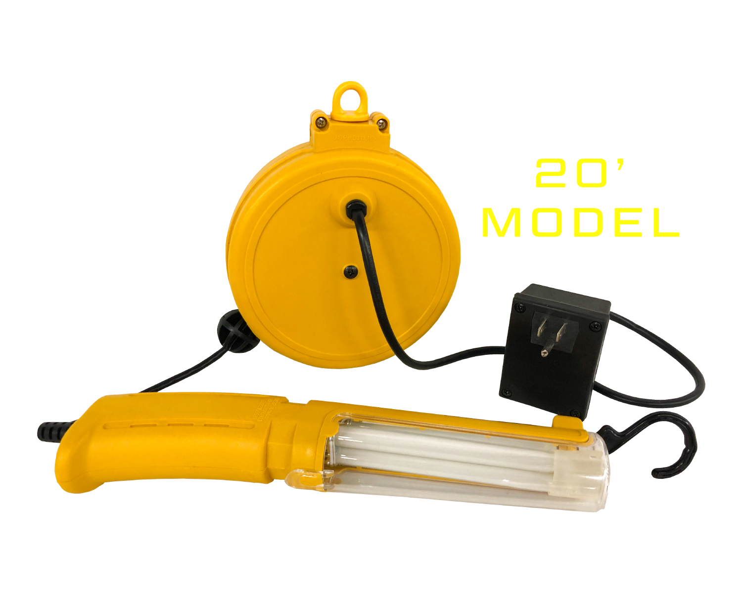 13 Watt Retractable Fluorescent Cord Reel Light