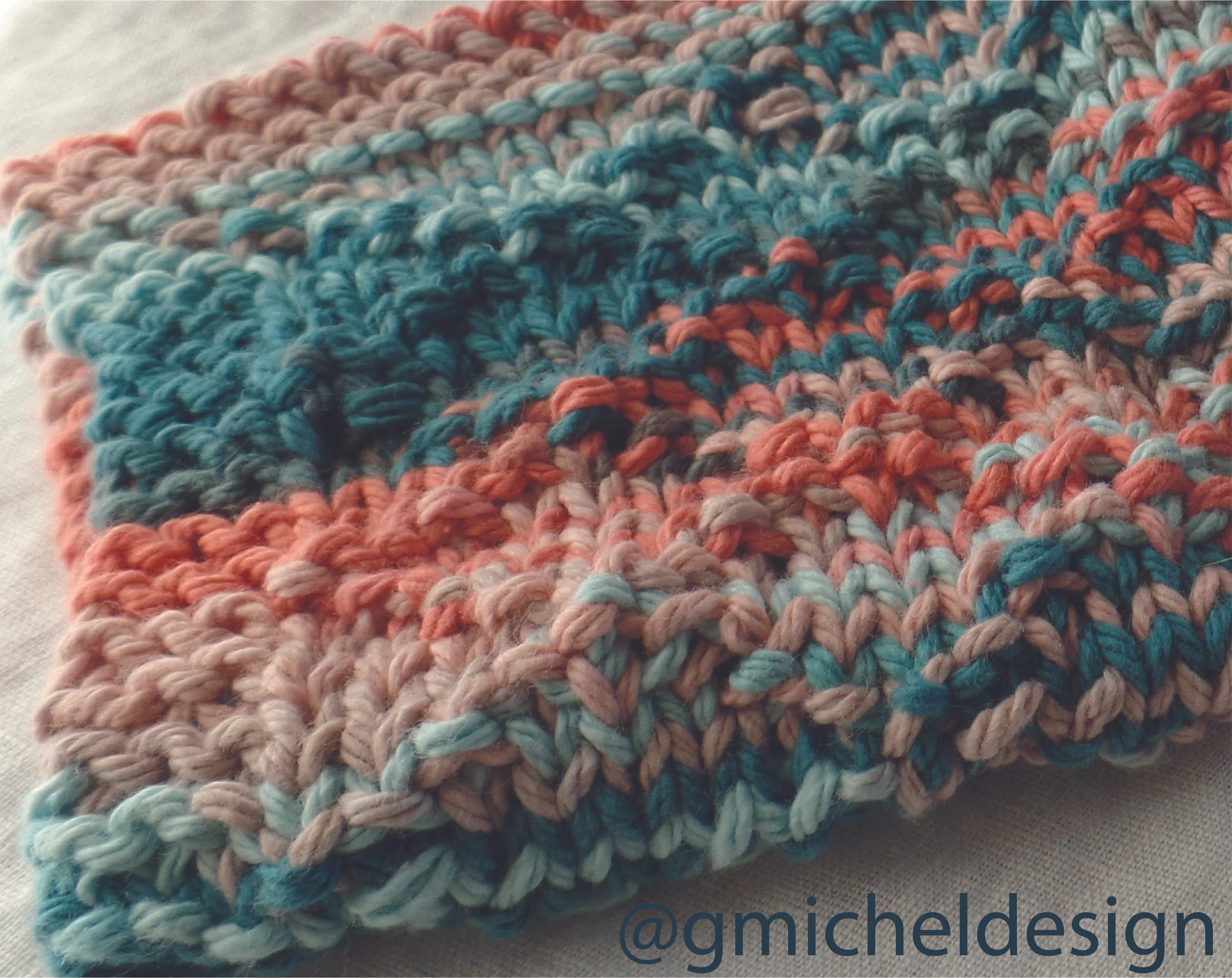Pattern: Diamond Brocade Dishcloth by Knitting Unlimited .