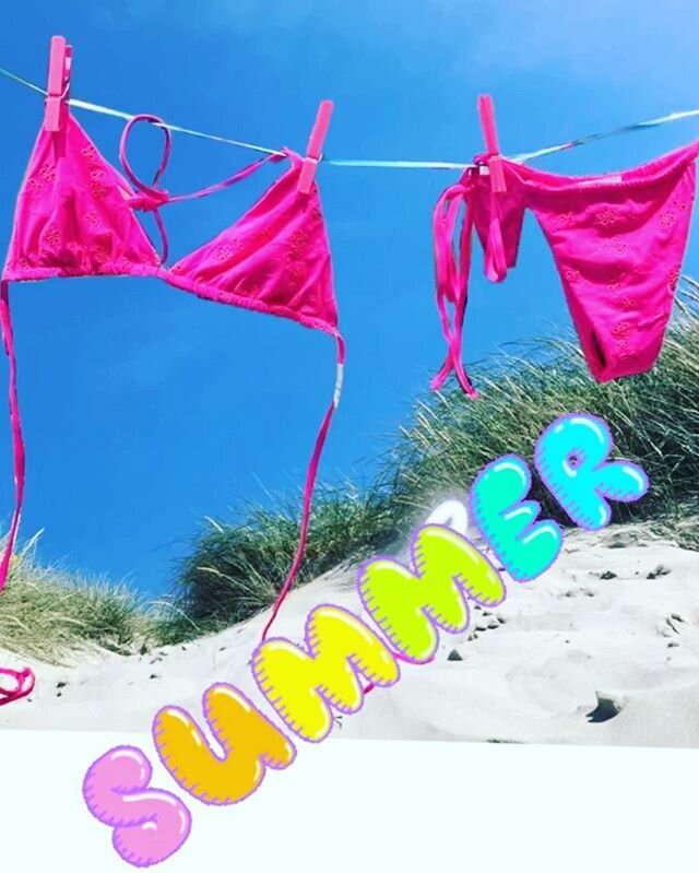 Beach days!!!! Come see all our new amazing bikinis! #summer #bikinis  #pink #tiedye #newarrivals #boho #beachy #shoplocal