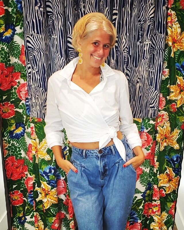 Saturday night outfit!!!! #denim  #jeans #whiteshirt #saturday #delraybeach #shoplocal #beachy #boho #loveshackdelray