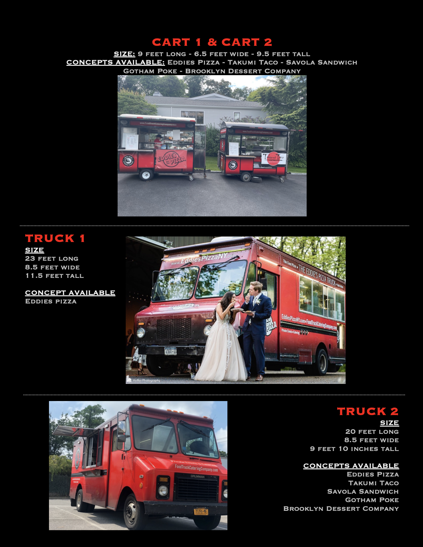 Our Fleet — Food Truck Catering Company