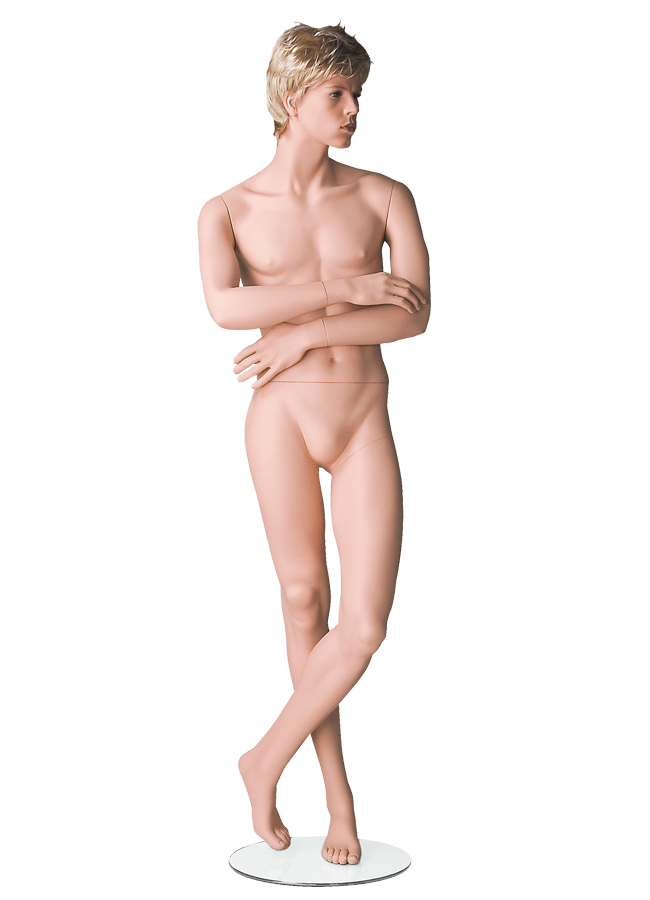HEARTBREAKER FEMALE POSE 1 ITEM# HB-F1C Measurements: Height 71" Bust 32-1/2" Waist 23-3/4" Hip 34 1/2" Heel 4"