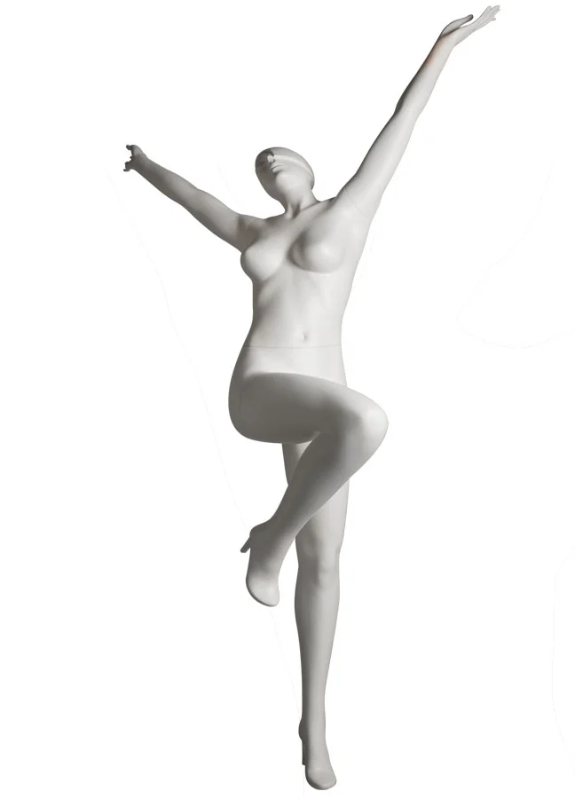 SHADE Pose 2 Front Measurements: Height 68” to Head Total Height 86” Bust 32-1/4” Waist 24-7/8” Hip 36-1/2” Footprint 9-1/2” Heel 4” Width 43” Depth 43”