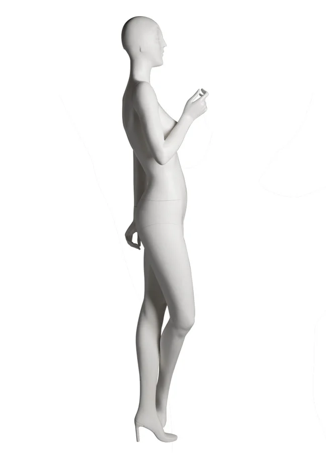 SHADE Pose 5 R side Measurements: Height 74” Bust 32-1/4” Waist 24-7/8” Hip 36-1/2” Footprint 9-1/2” Heel 4”