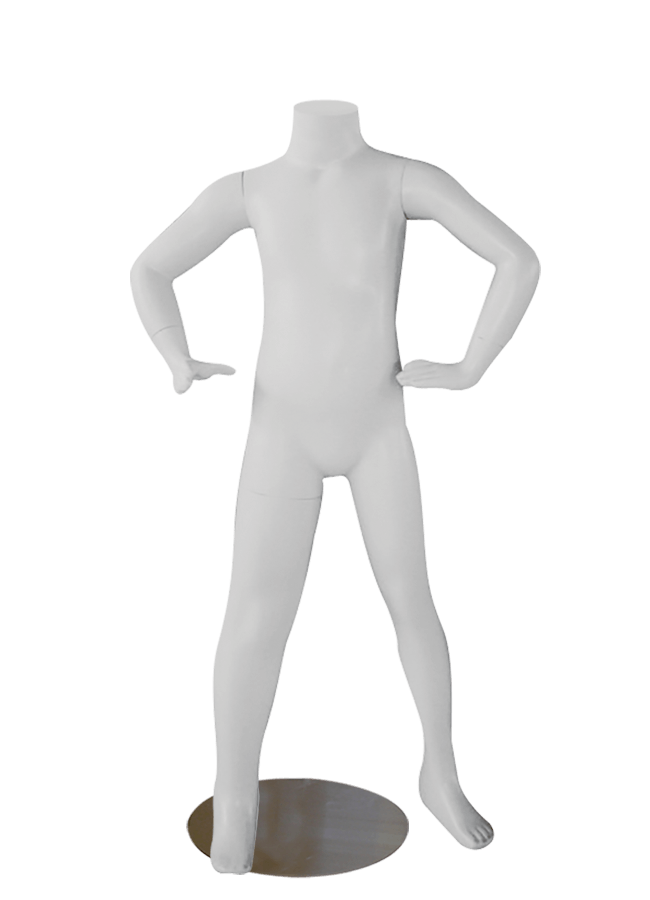 HEADLESS KIDS 4-6 MD-K1004 measurements: Height 40 ¼” Chest 22 ¾” Waist 20 ½” Hip 25”