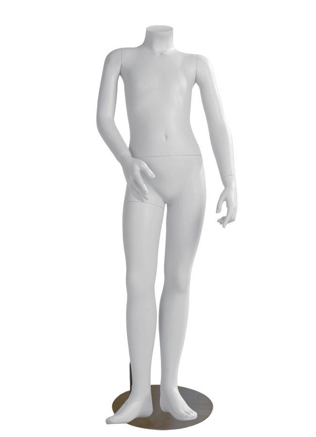 HEADLESS KIDS 6-8 MD-K1006 measurements: Height 48 ¾” Chest 24” Waist 22” Hip 28”