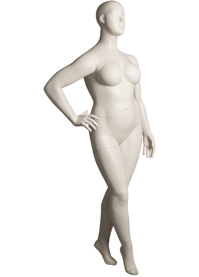 CURVE POSE 2 ARM 2 ITEM# MD-F1390-2ARM2 Measurements: Height 71” Neck 14-1/8” Shoulder 19” Bust 43 -3/8/” Waist 34” Hip 44” Inseam 34” Heel 4" Footprint 9’1/2