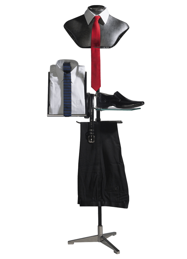 Valet Stand - Male w/Flat Neck Cap