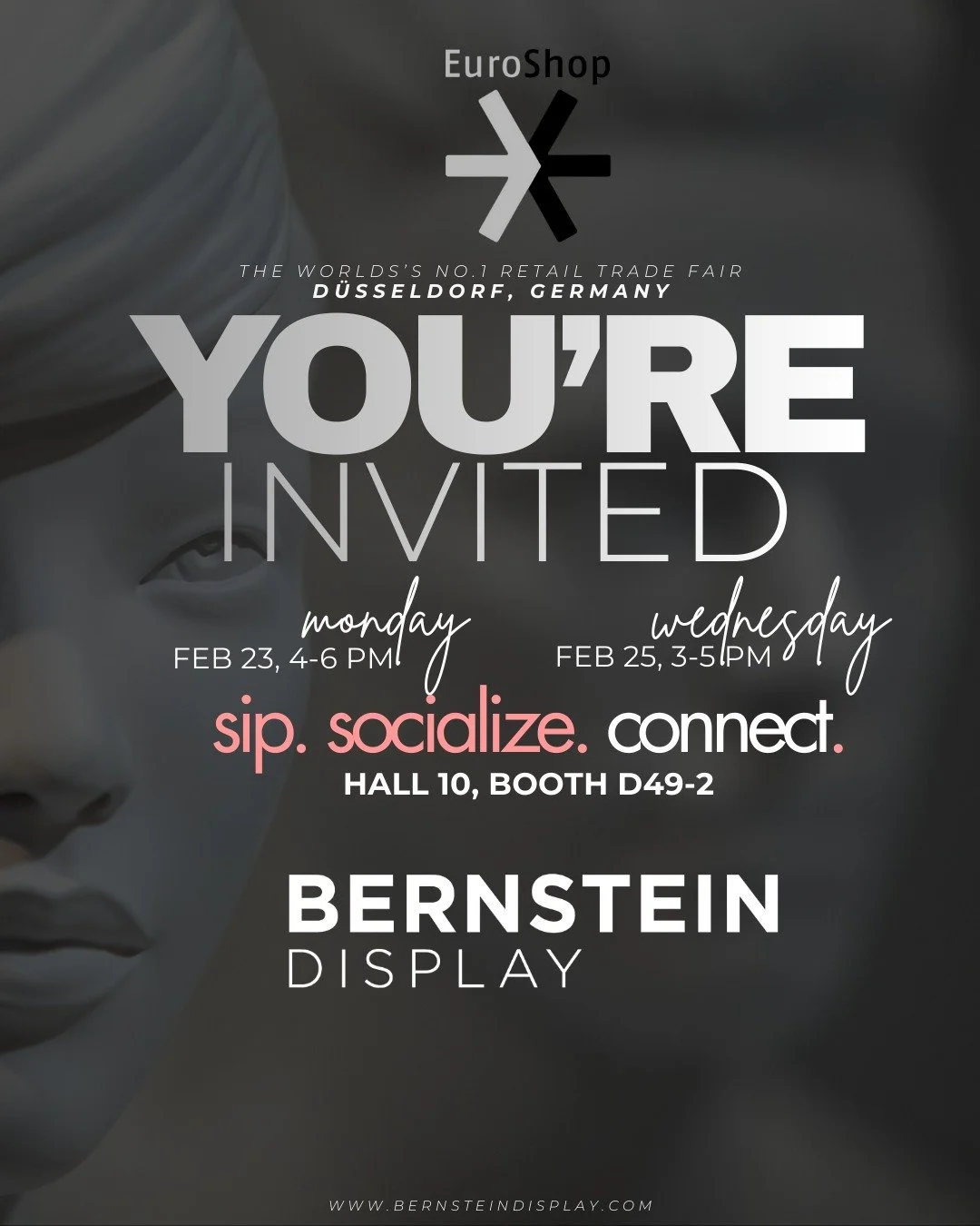 An invitation to pause, sip, and connect at EuroShop 2026. 
We can&rsquo;t wait to see you there!

When: 
Monday, Feb 23, 4&ndash;6 PM &amp; 
Wednesday, Feb 25, 3&ndash;5 PM 
Where: Hall 10, Booth D49-2