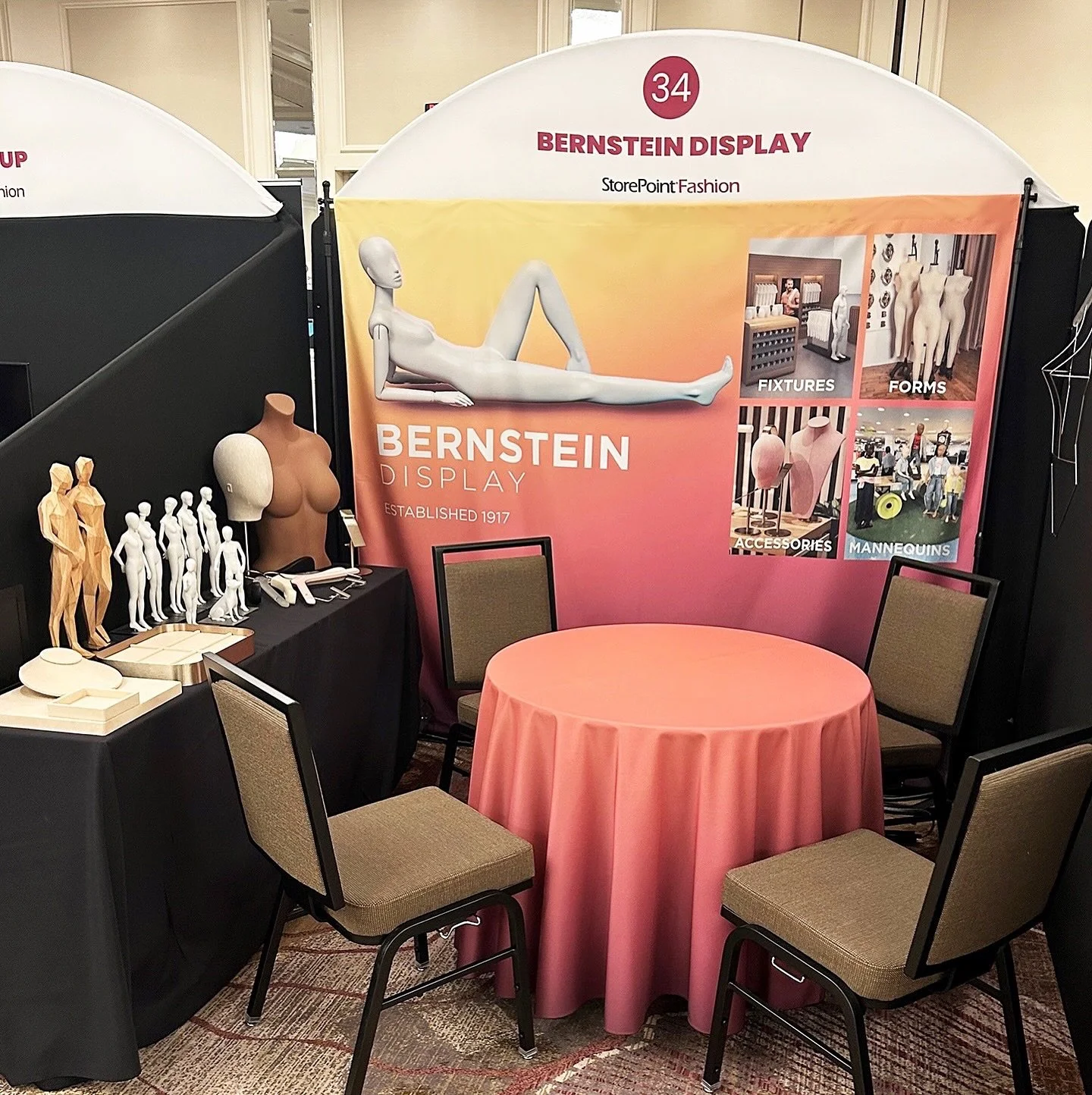 Bernstein Display would like to thank all the attendees at Store Point Fashion who took part in our boardroom presentations and connecting with us. What a great event, meeting and engaging with great people.
Thank you, George Rakotci, Mia Olney, Cind