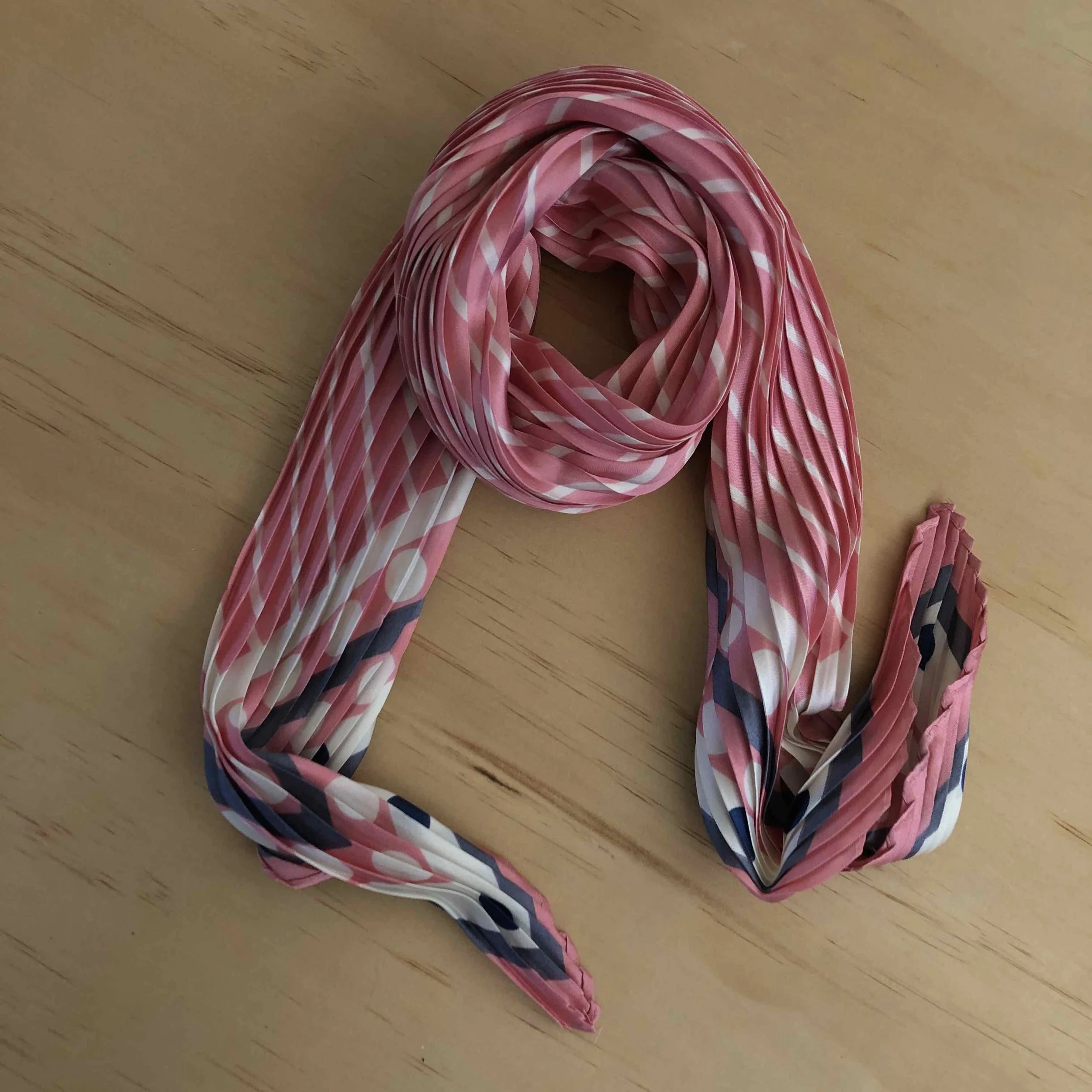 Pink Mulit Colour Crinkle Scarf .jpg