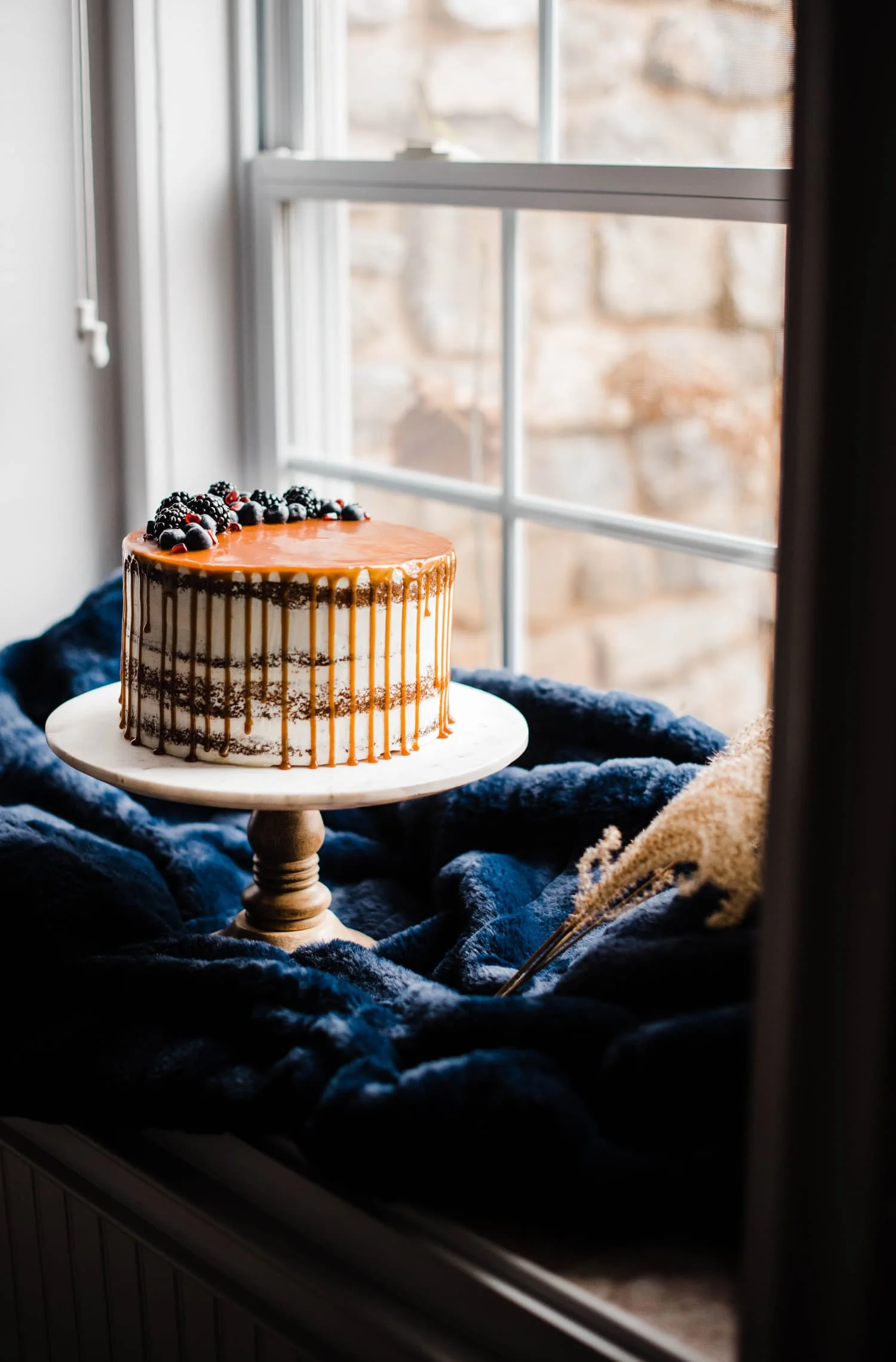 Cake on window ledge - vertical - Wedding Venue.jpg