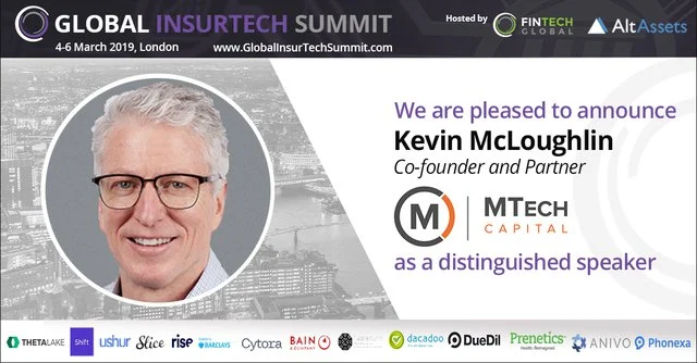 MTech Capital to speak at Global Insurtech Summit