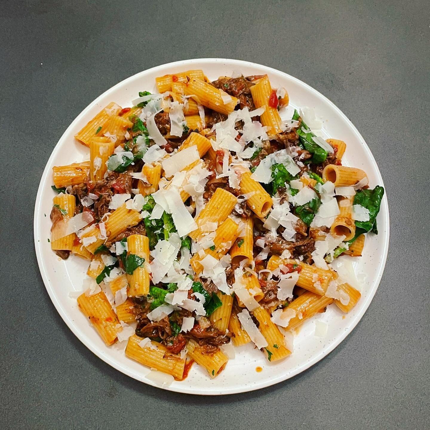 More R&amp;D
1 - oxtail ragu, rigatoni &amp; caciocavallo 2- crispy broccoli &amp; California rockfish w/ fried caper remoulade  3- @roots_organic_farm lettuce&rsquo;s w/shallot &amp; champagne vinaigrette