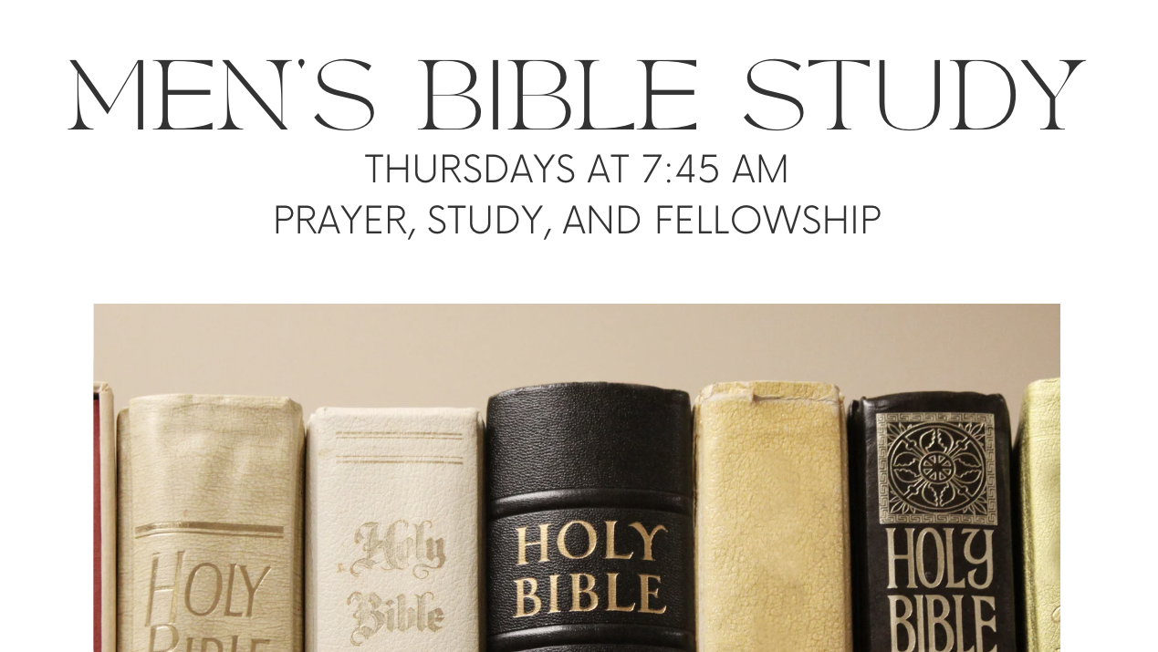 Men's Bible Study