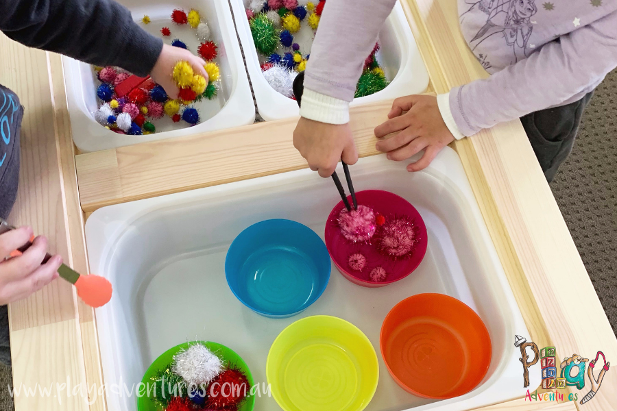 Colour Sorting with Pom Poms.png