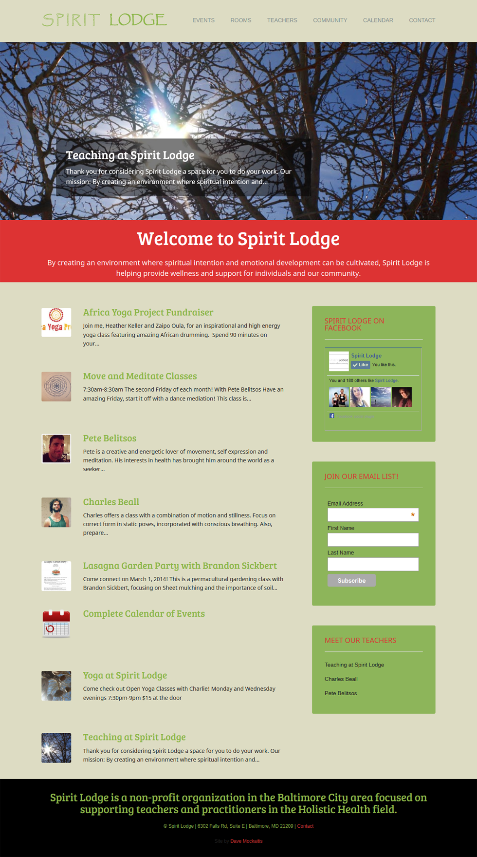 Spirit Lodge site