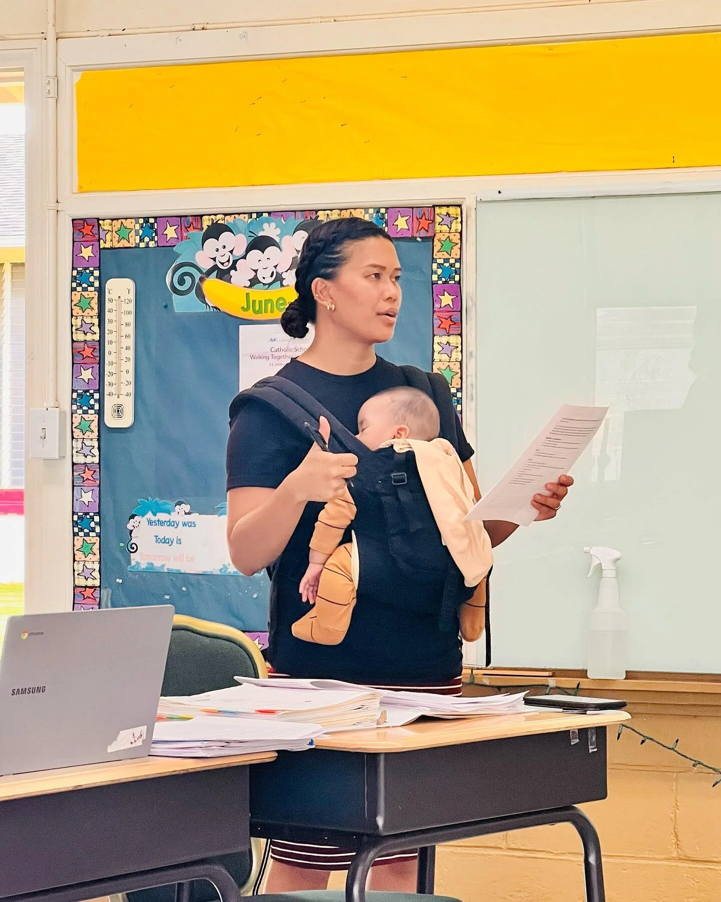Welcome back Mrs. Bedford and baby Makana�?�?��?�?��?�?��?.. Glad to have you both in the school premises. 🥰
#stcatherinekauai
#catholicschool
#privateschool
#education
#faith
#service
#hawaiicatholicschools