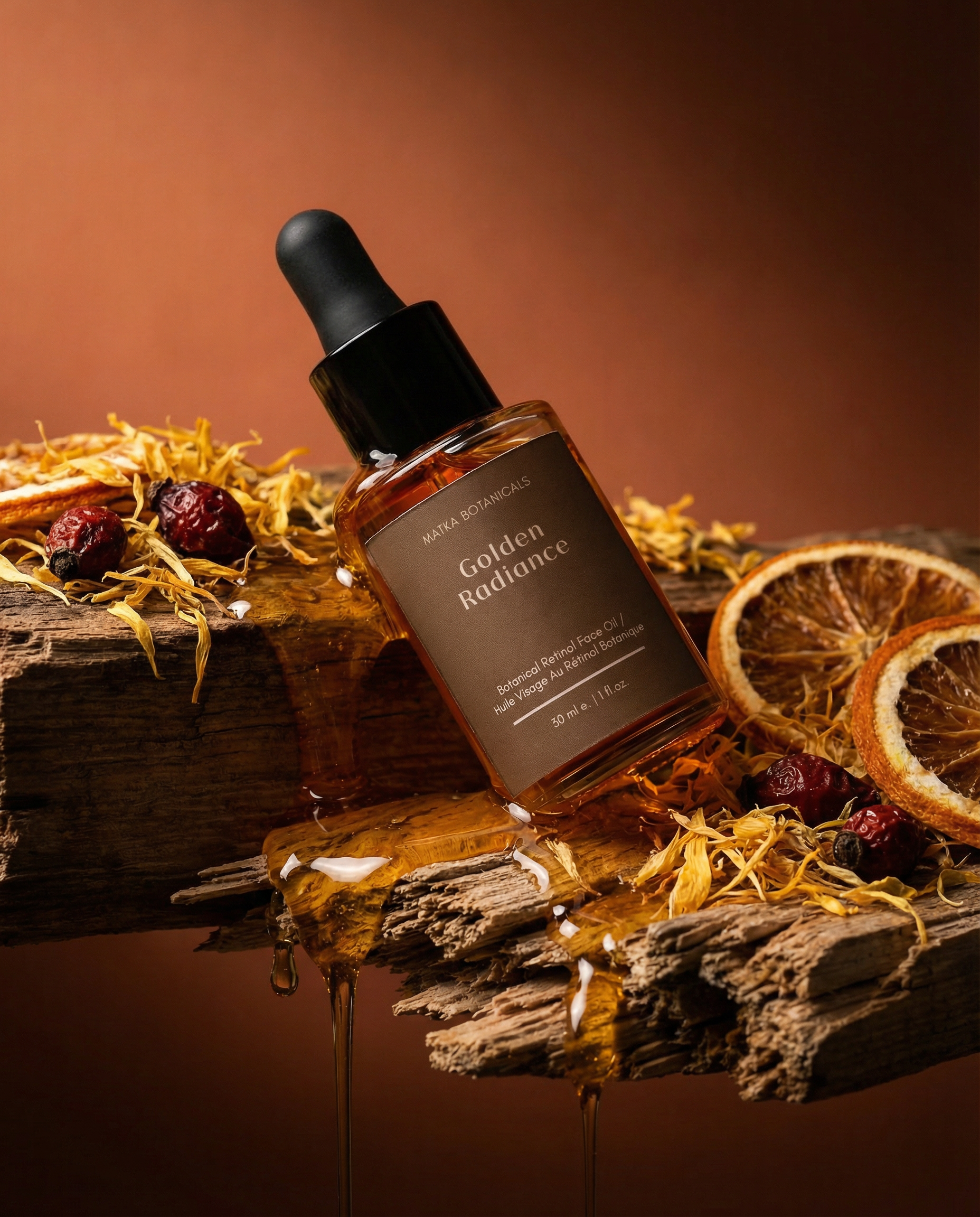 Generated with Kive.ai - add dried calendula petals_ dried rosehips_ dried orange slices_ dripping honey. Label text must be detailed and clear_ leave label exactly as it is.png