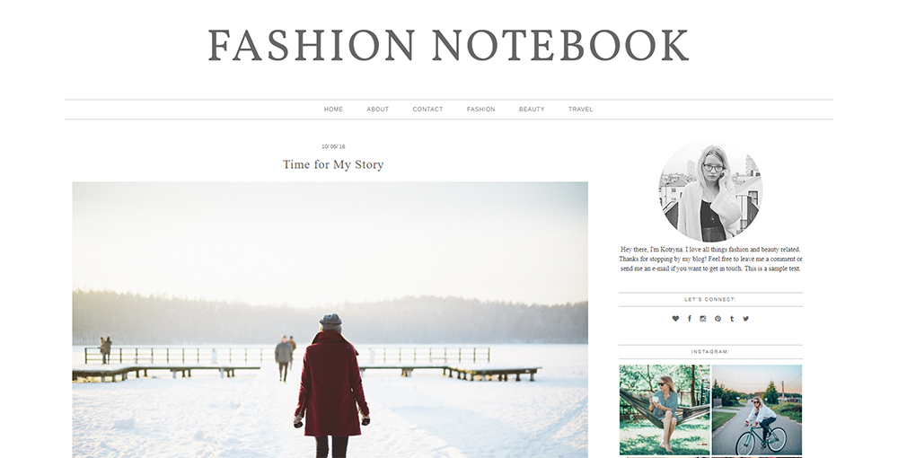 Sixty Eight Ave - fashion notebook wordpress theme