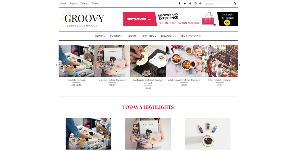 Sixty Eight Ave - Groovy Fashion Magazine Blogger theme
