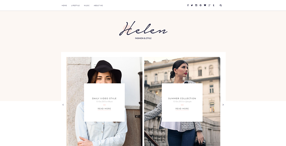 Sixty Eight Ave - Helen blogger template