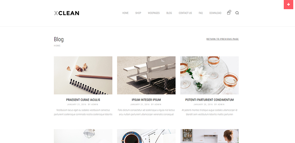xclean wordpress theme