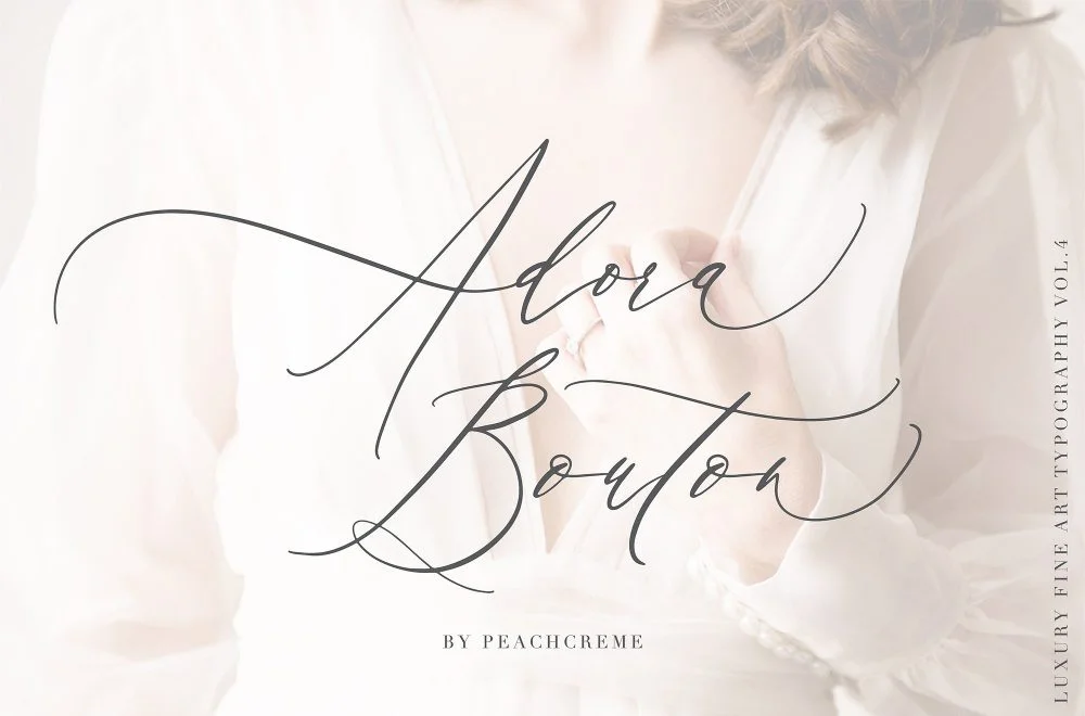Sixty Eight Ave - 100 Stylish Fonts - Adora Bouton