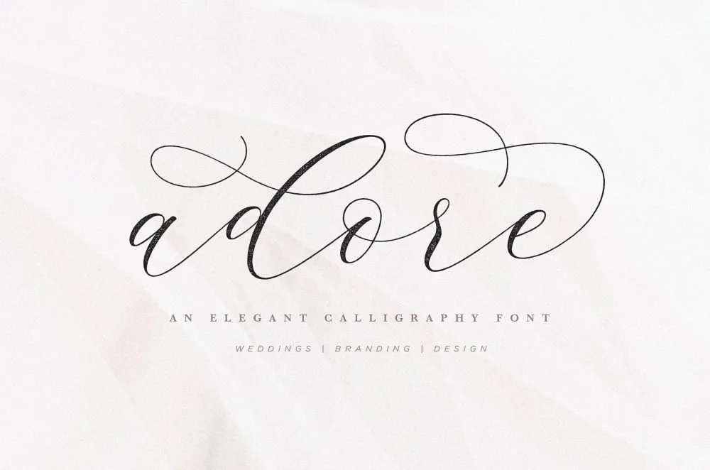 Sixty Eight Ave - 100 Stylish Fonts - Adore