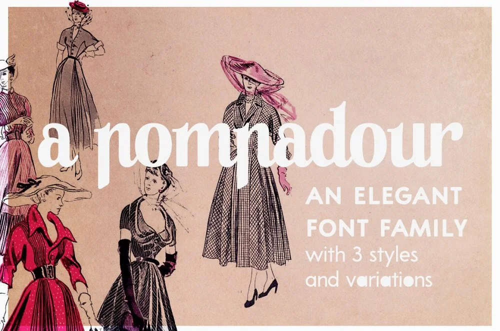 Sixty Eight Ave - 100 Stylish Fonts - A Pompadour