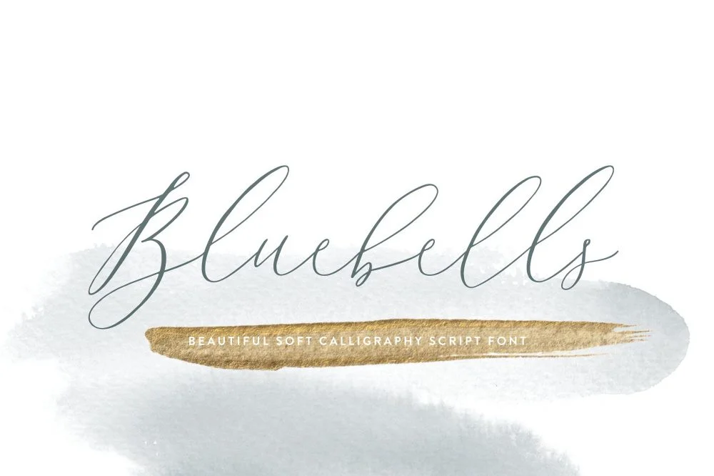 Sixty Eight Ave - 100 Stylish Fonts - Bluebells