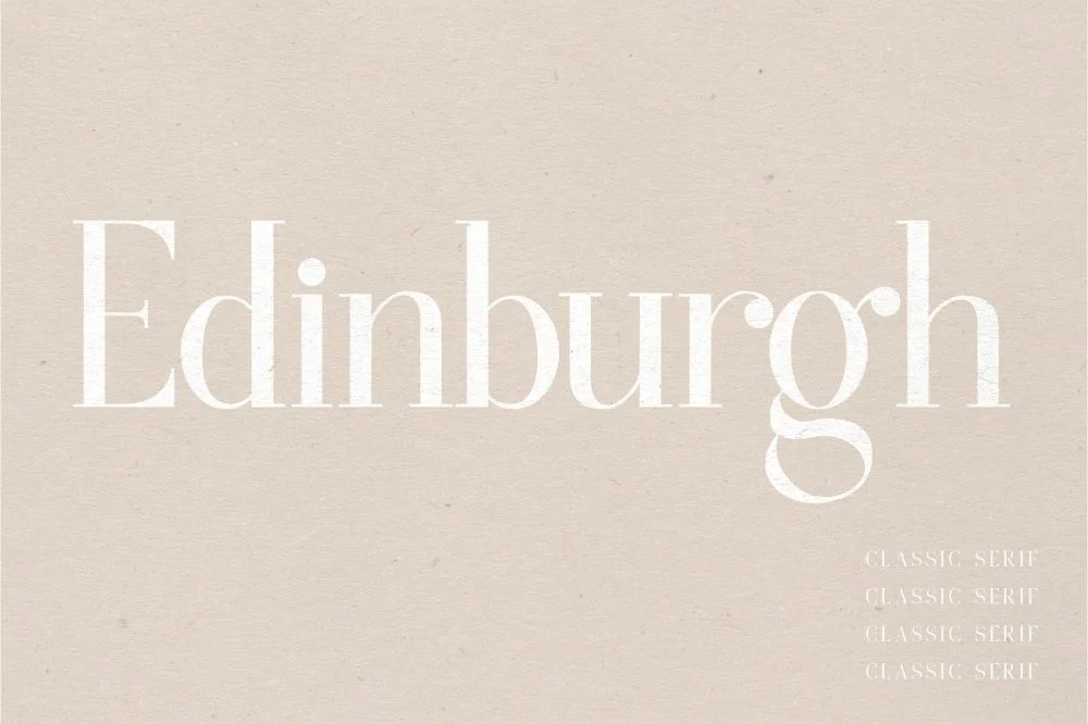 Sixty Eight Ave - 100 Stylish Fonts - Edinburgh