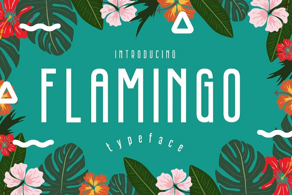 Sixty Eight Ave - 100 Stylish Fonts - Flamingo