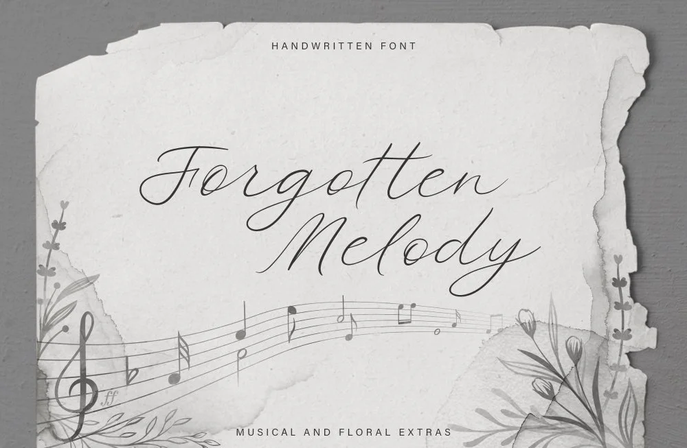 Sixty Eight Ave - 100 Stylish Fonts - Forgotten Melody