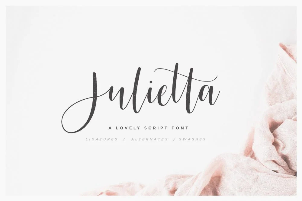 Sixty Eight Ave - 100 Stylish Fonts - Julietta