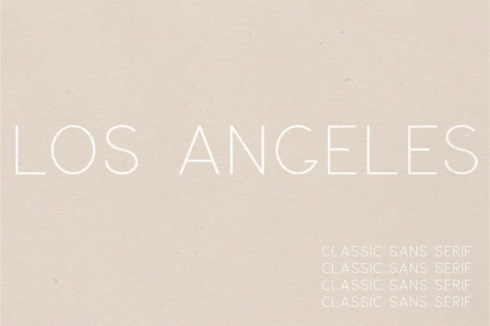 Sixty Eight Ave - 100 Stylish Fonts - Los Angeles