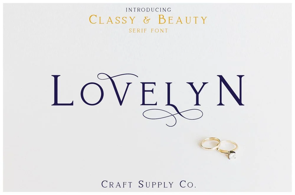 Sixty Eight Ave - 100 Stylish Fonts - Lovelyn