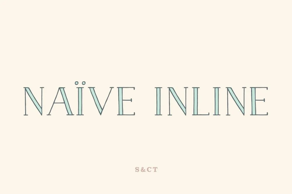 Sixty Eight Ave - 100 Stylish Fonts - Naive Inline