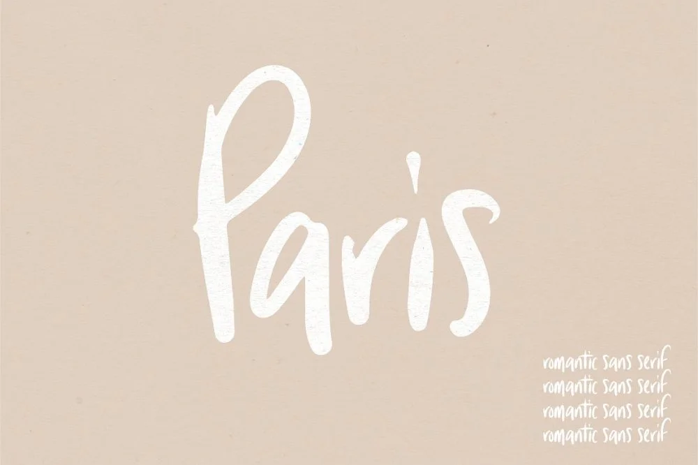 Sixty Eight Ave - 100 Stylish Fonts - Paris