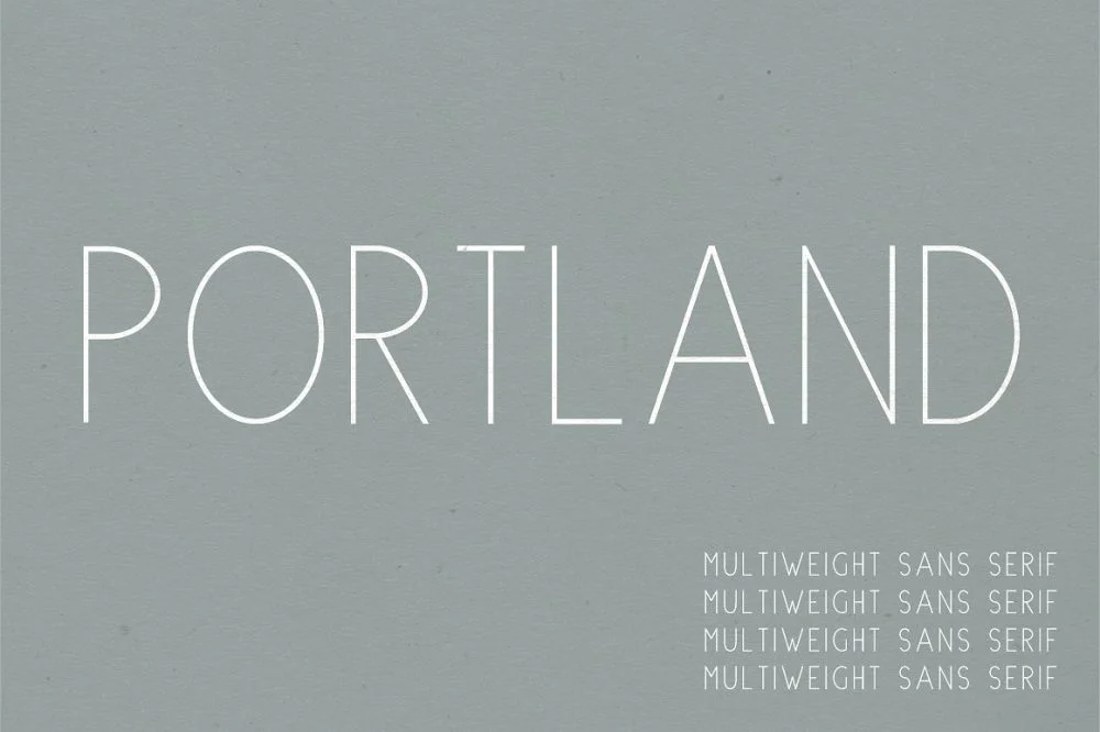 Sixty Eight Ave - 100 Stylish Fonts - Portland