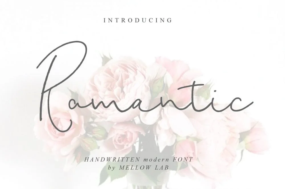 Sixty Eight Ave - 100 Stylish Fonts - Romantic