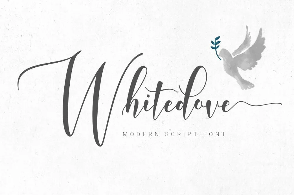 Sixty Eight Ave - 100 Stylish Fonts - Whitedove