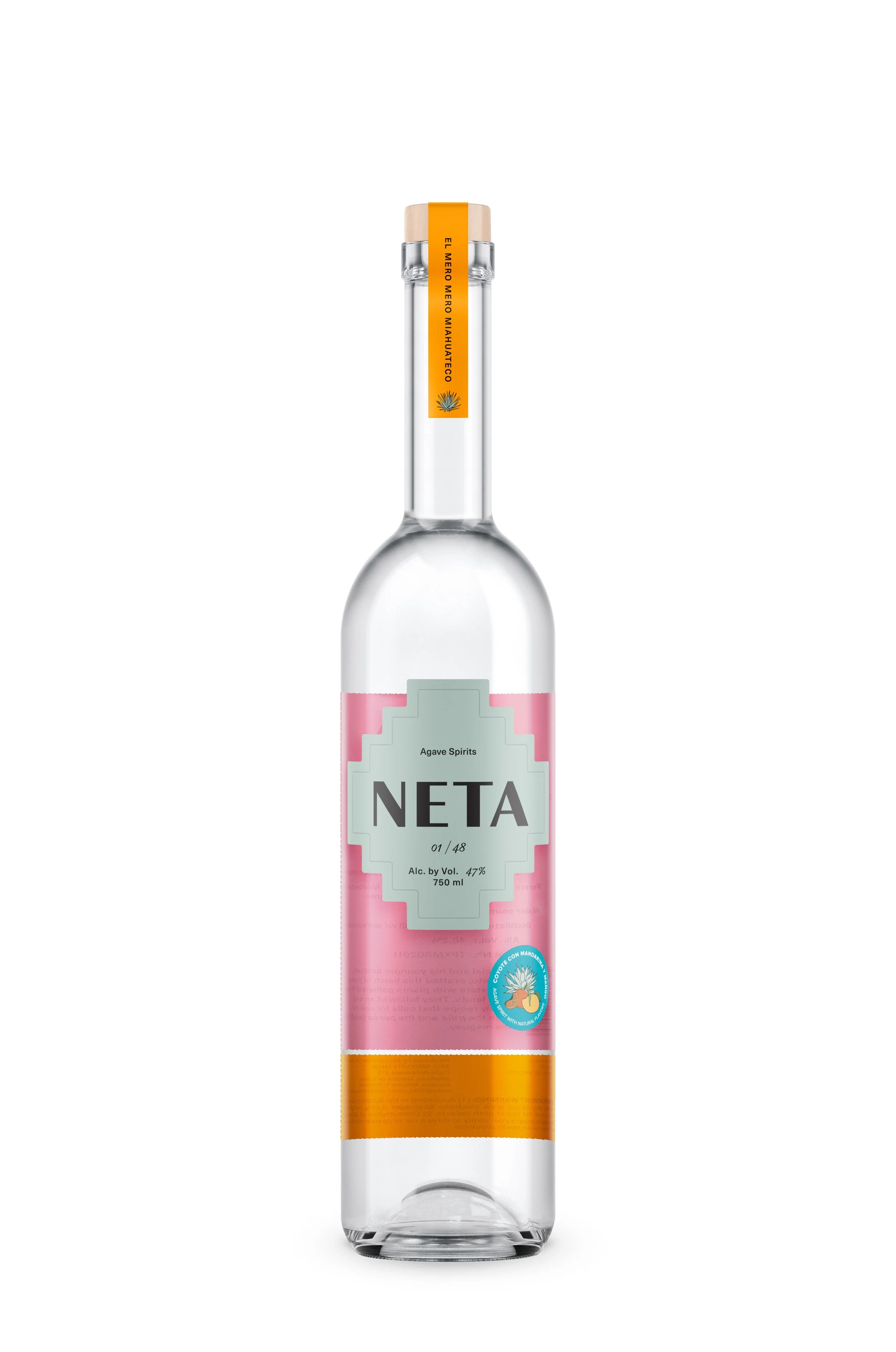 Coyote distilled with Mandarin + Mango| Primitivo Vásquez Vásquez | FEBRUARY 2026 | COYPMV2602 | 47% ABV | 48 Bottles | PM Wine Distribution
